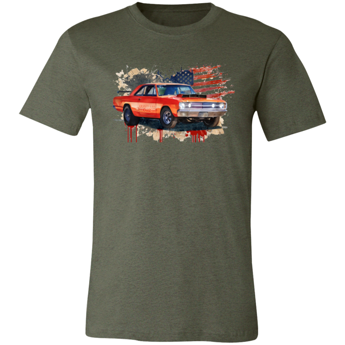 Grunge Flag Premium Unisex Tee - GYC Merch Store