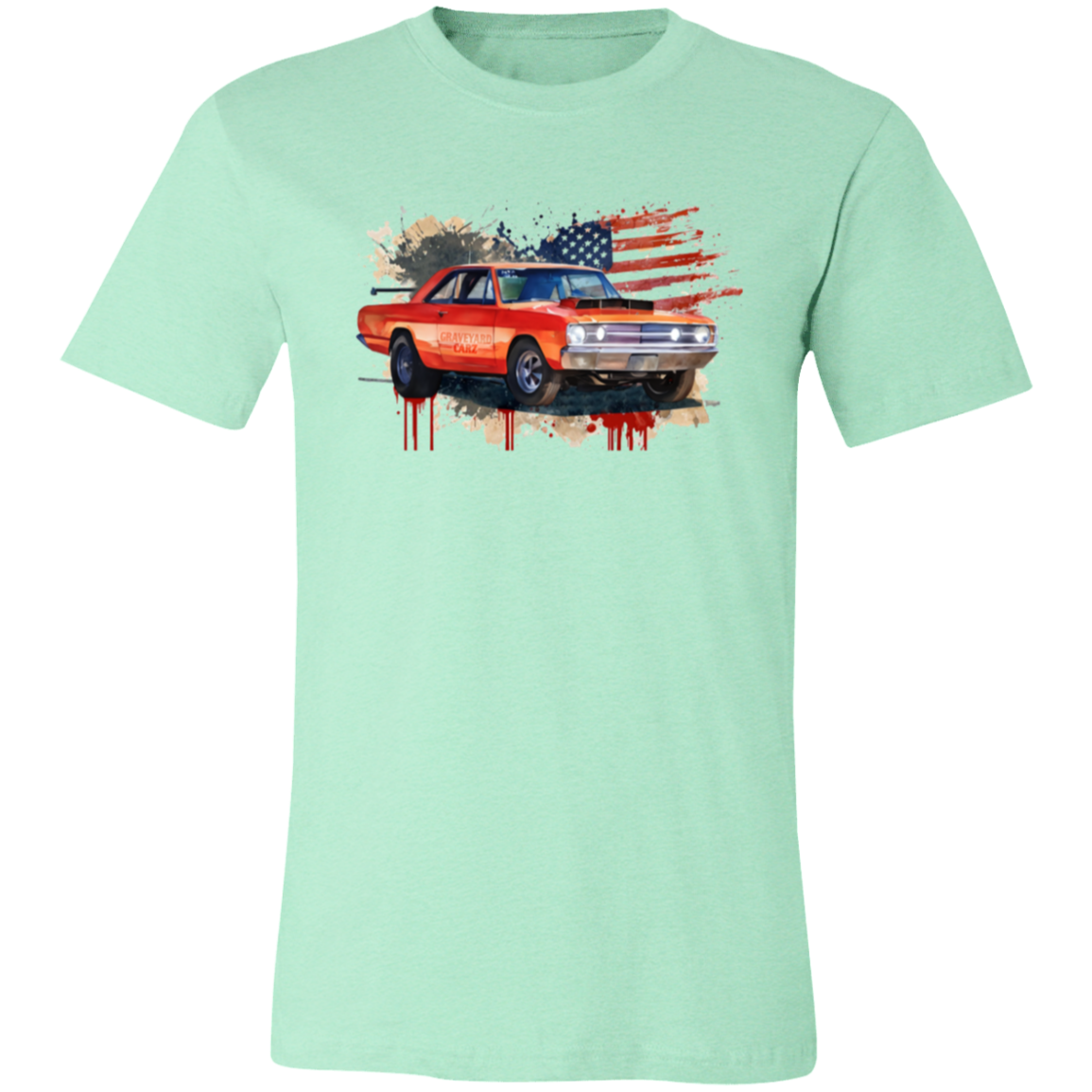 Grunge Flag Premium Unisex Tee - GYC Merch Store