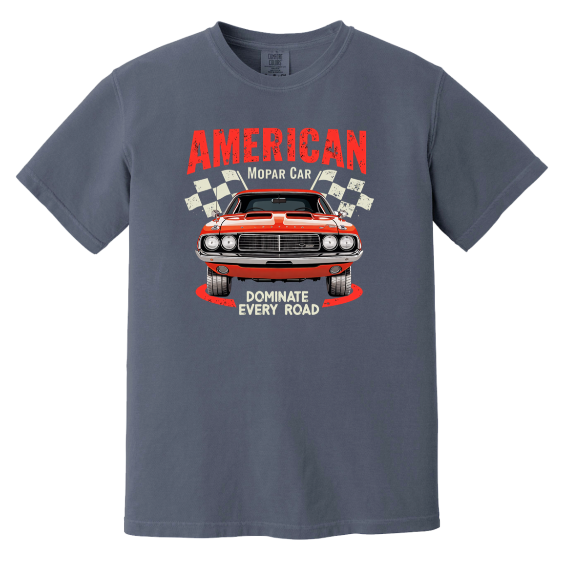 American Mopar Car Comfort Colors Heavyweight Tee - GYC Merch Store