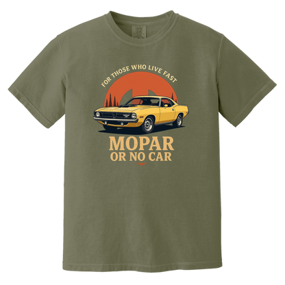 Mopar Or No Car Comfort Colors Heavyweight Tee - GYC Merch Store