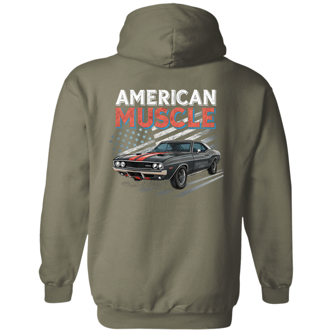 American Muscle Premium Hoodie - GYC Merch Store