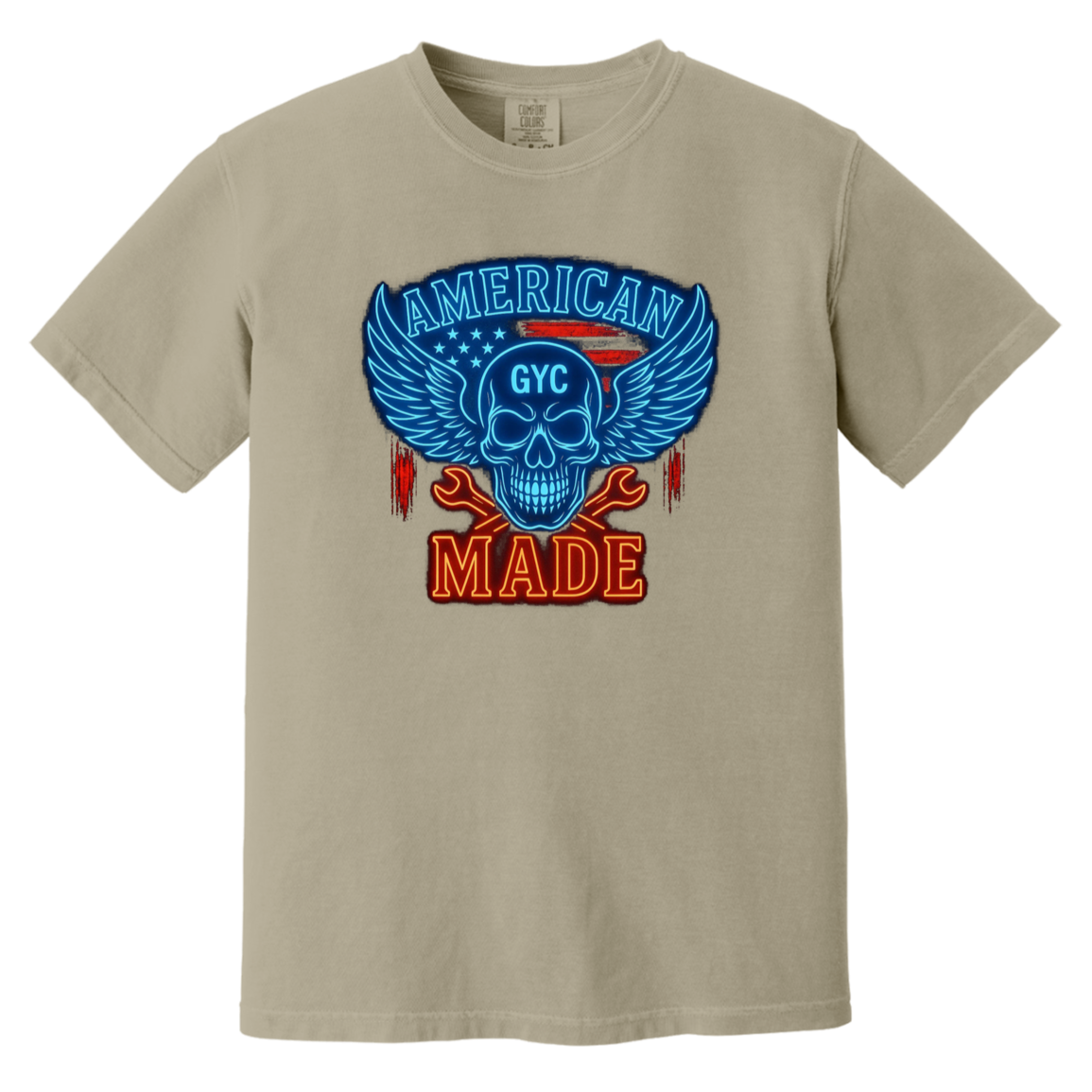 American Made Comfort Colors Heavyweight Tee - GYC Merch Store