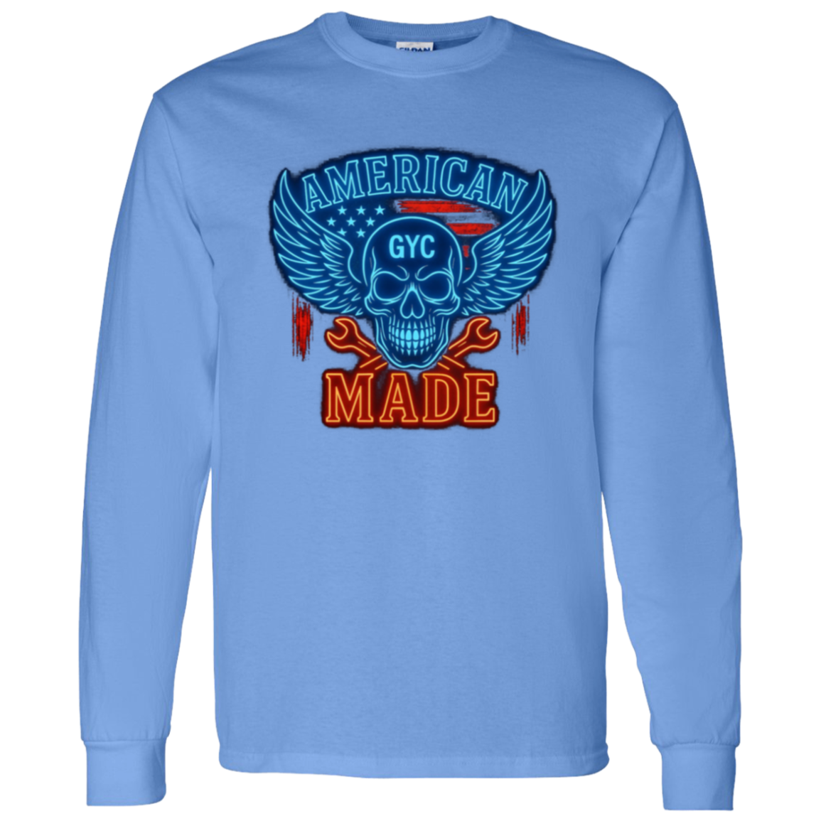 American made Premium Long Sleeve - GYC Merch Store
