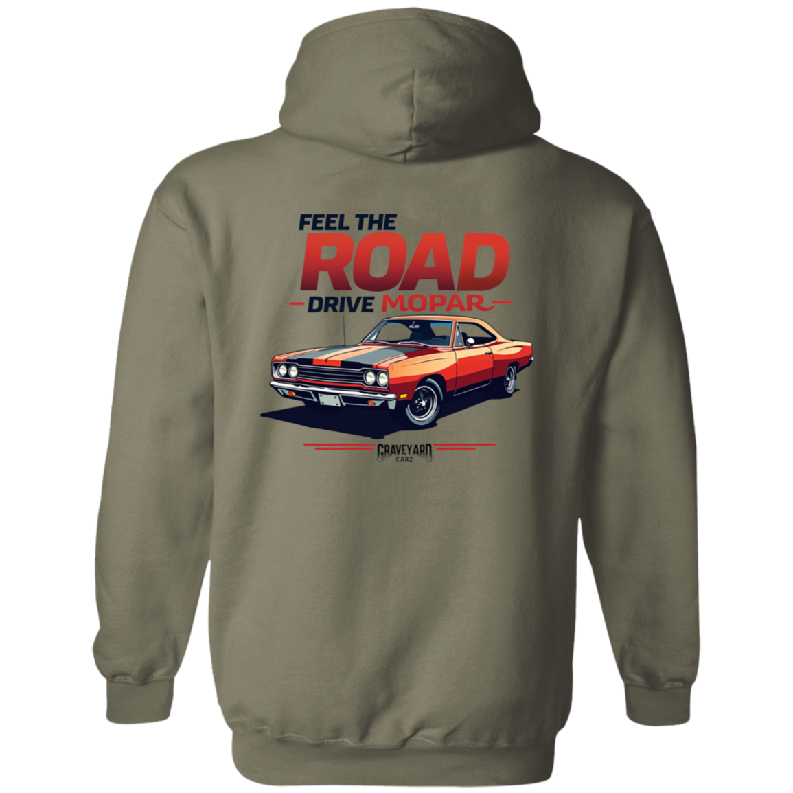 Feel The Road Drive Mopar Premium Hoodie - GYC Merch Store