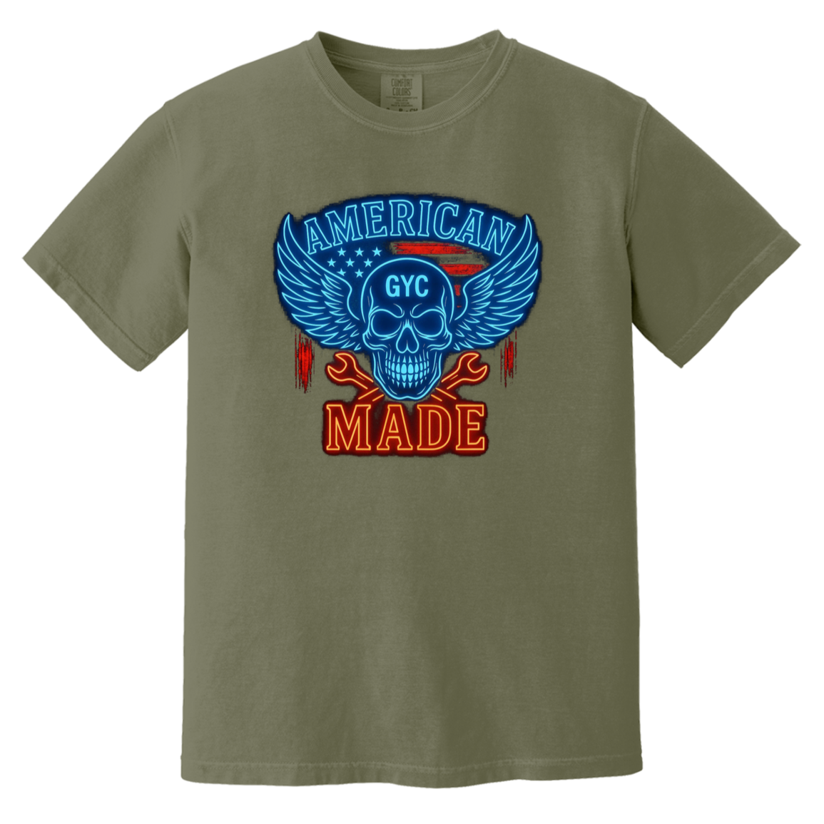 American Made Comfort Colors Heavyweight Tee - GYC Merch Store