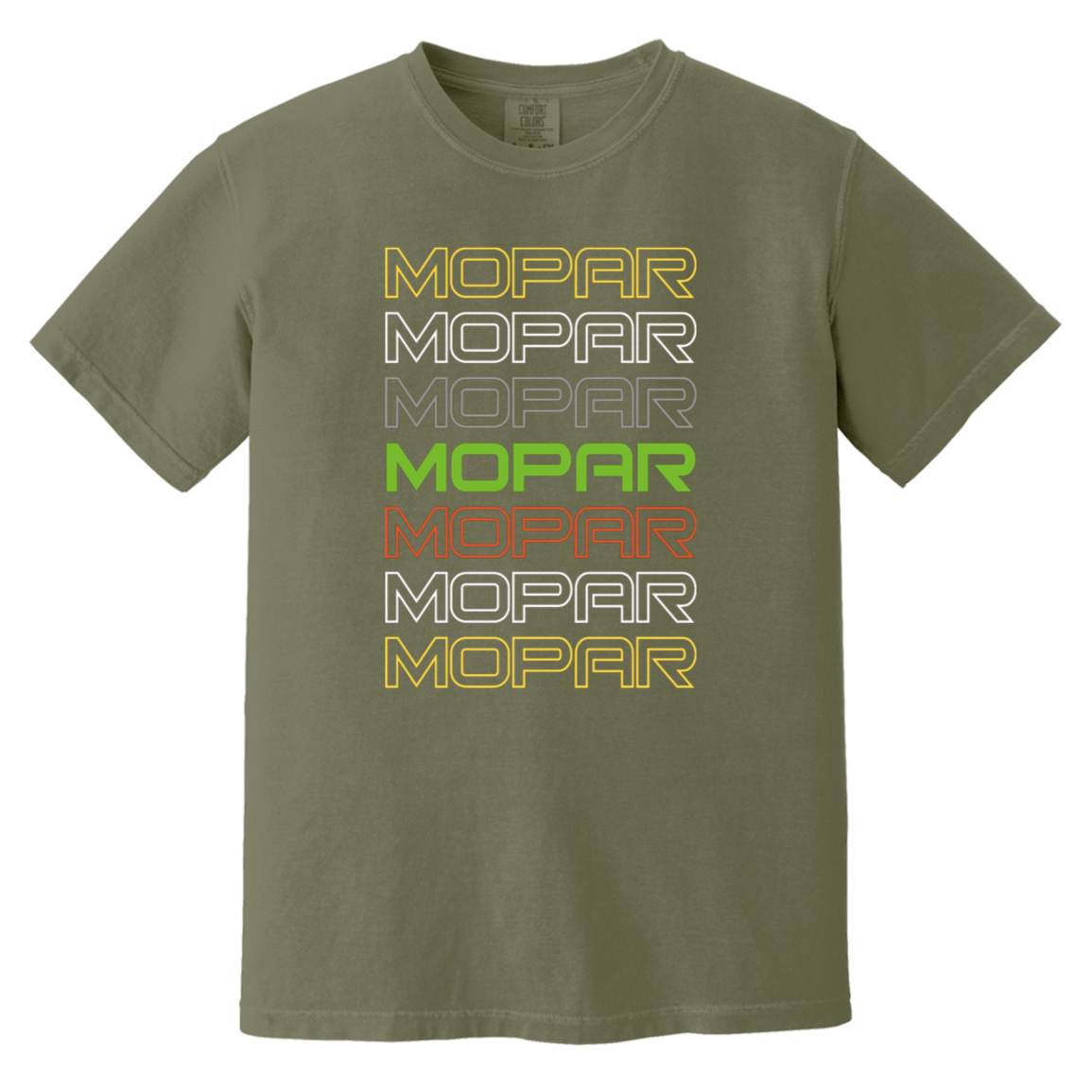 GYC Mopar Comfort Colors Heavyweight Tee - GYC Merch Store