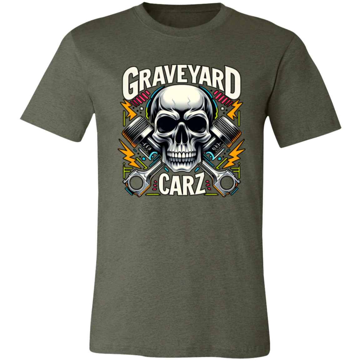 Graveyard Carz Neon Premium Unisex Tee - GYC Merch Store