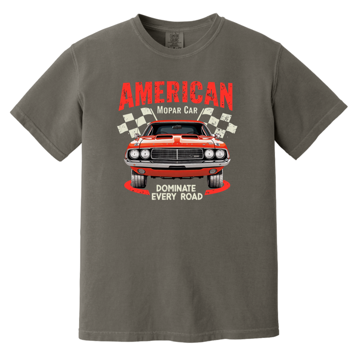 American Mopar Car Comfort Colors Heavyweight Tee - GYC Merch Store