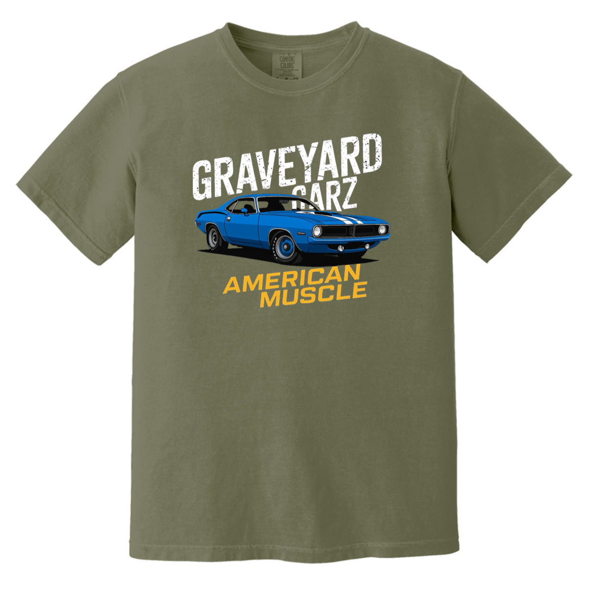 American Muscle Comfort Colors Heavyweight Tee - GYC Merch Store