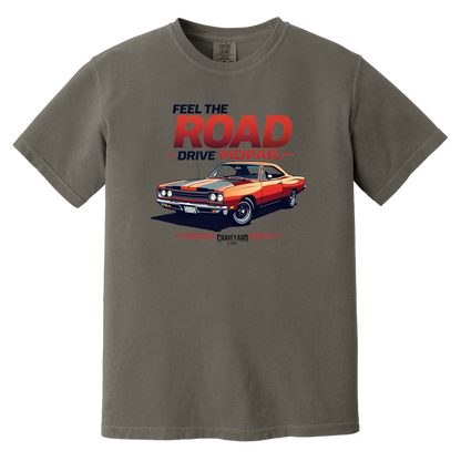 Feel The Road Drive Mopar Comfort Colors Heavyweight Tee - GYC Merch Store