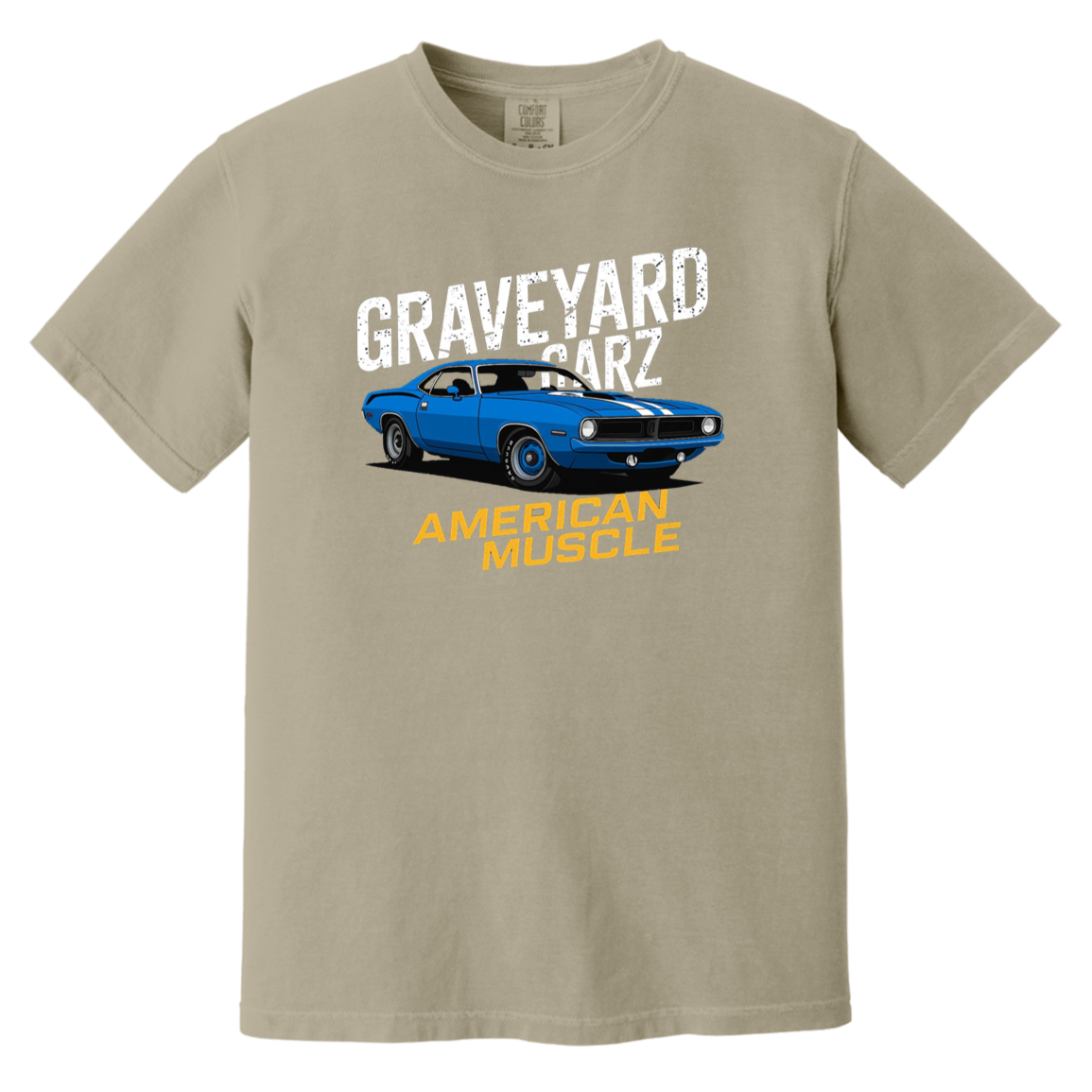 American Muscle Comfort Colors Heavyweight Tee - GYC Merch Store