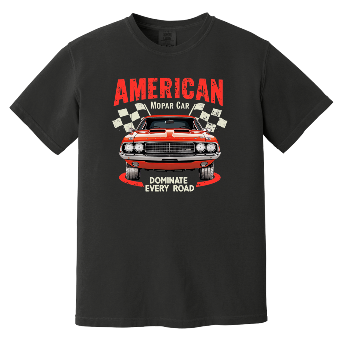 American Mopar Car Comfort Colors Heavyweight Tee - GYC Merch Store