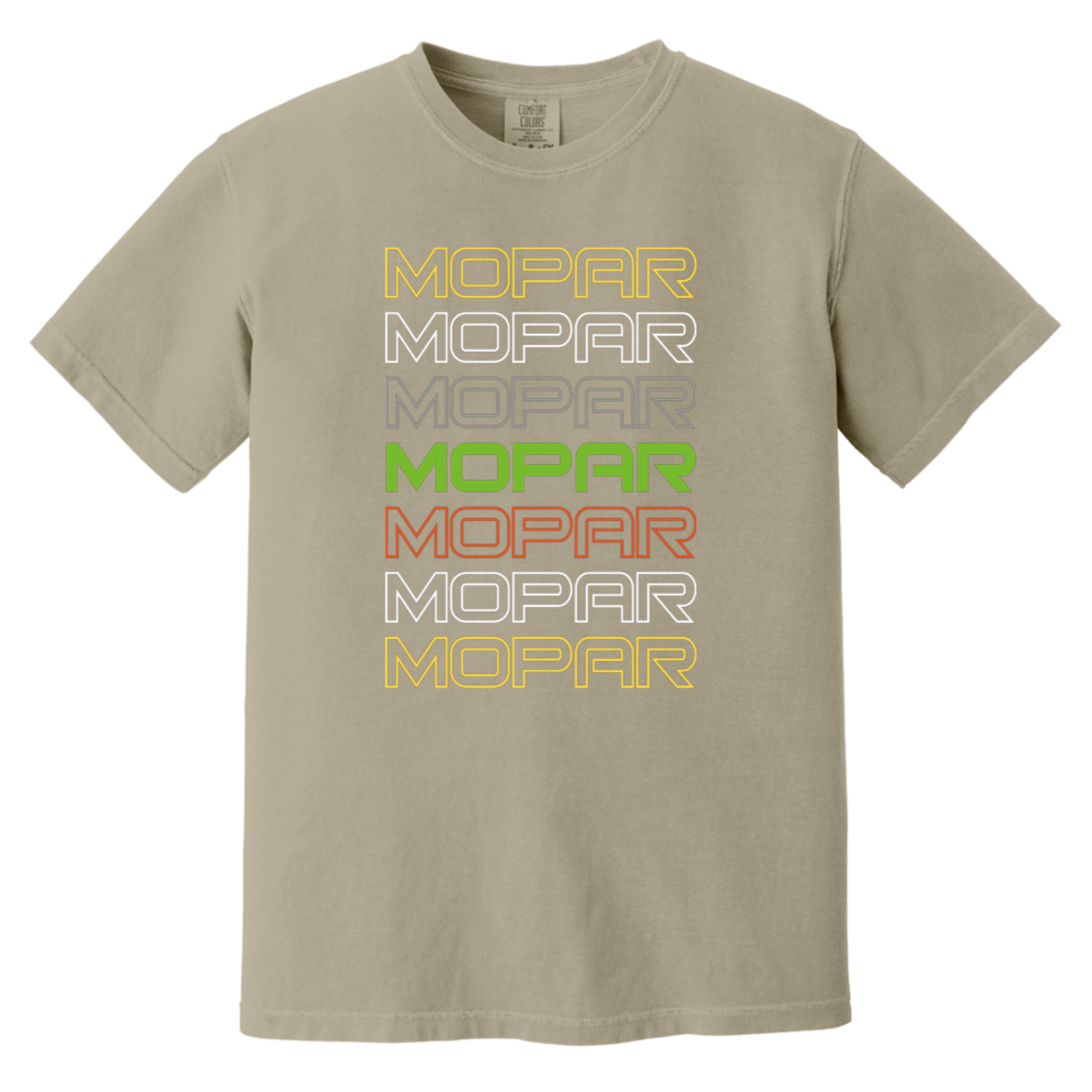 GYC Mopar Comfort Colors Heavyweight Tee - GYC Merch Store