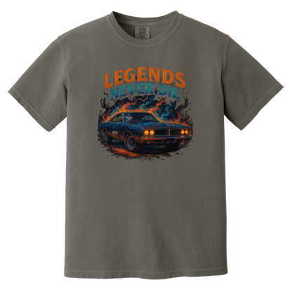 Legends Never Die Comfort Colors Heavyweight Tee - GYC Merch Store