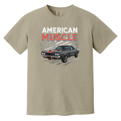 American muscle Comfort Colors Heavyweight Tee - GYC Merch Store