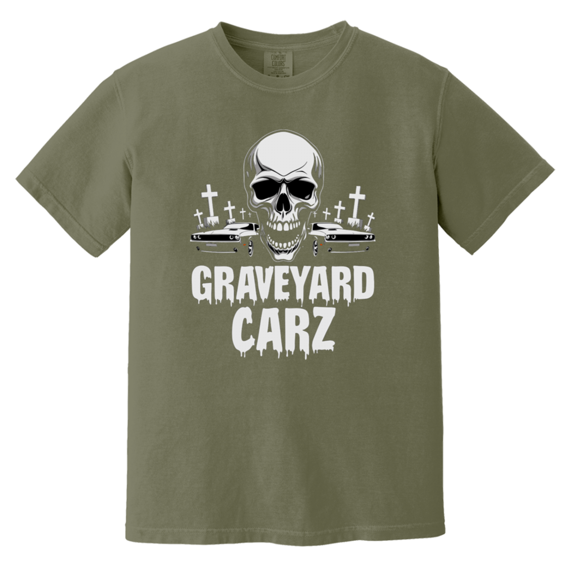 GYC Skull Comfort Colors Heavyweight Tee - GYC Merch Store