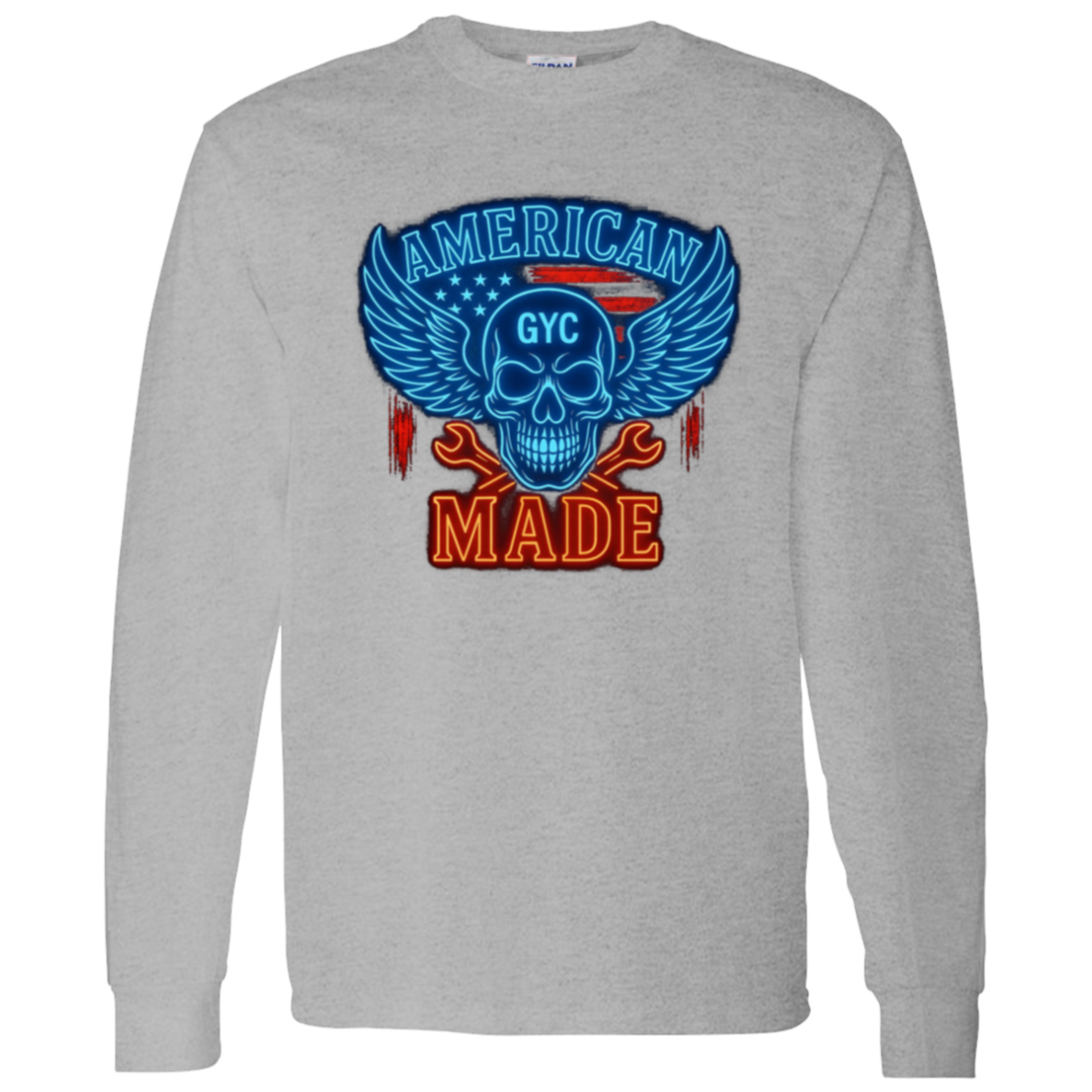 American made Premium Long Sleeve - GYC Merch Store