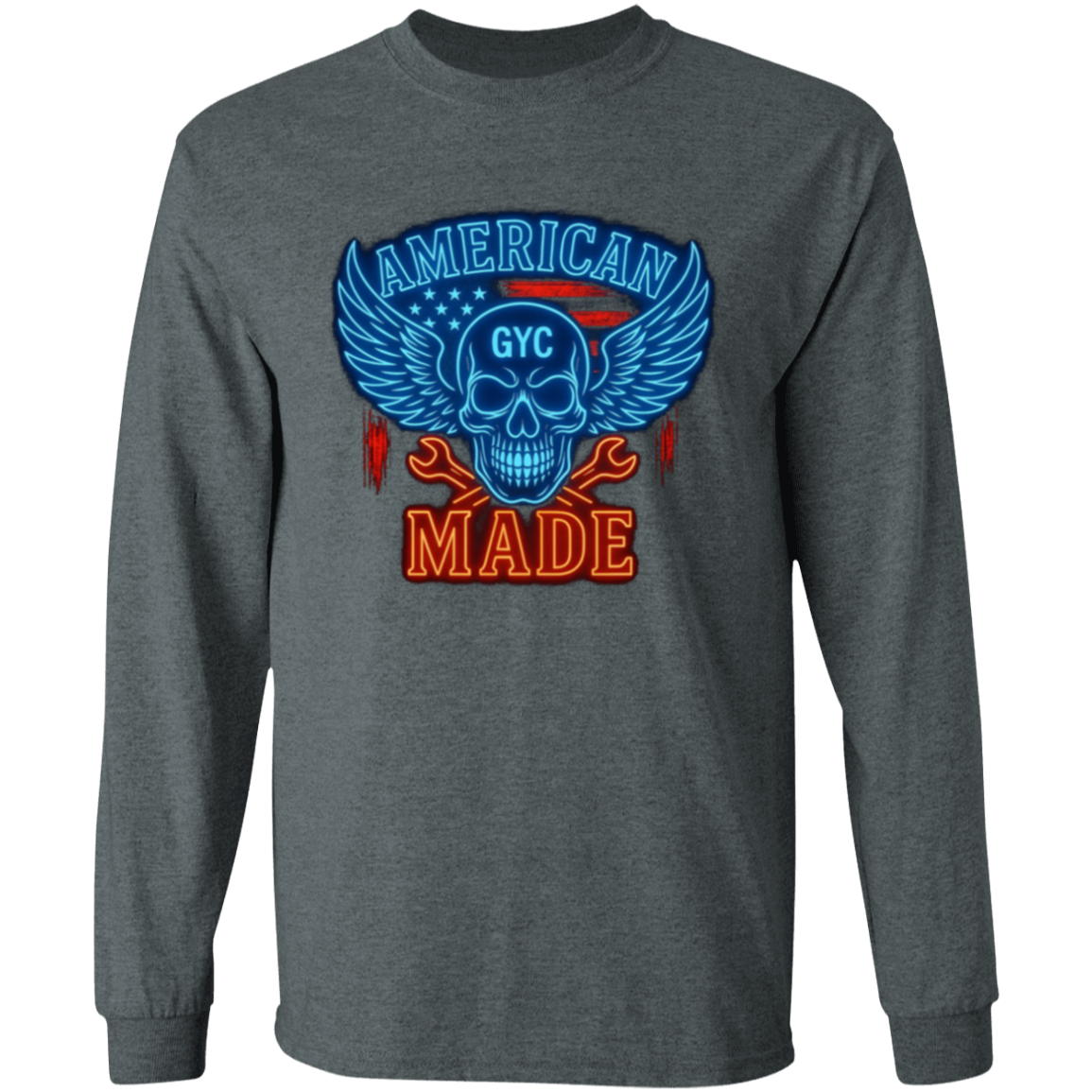 American made Premium Long Sleeve - GYC Merch Store