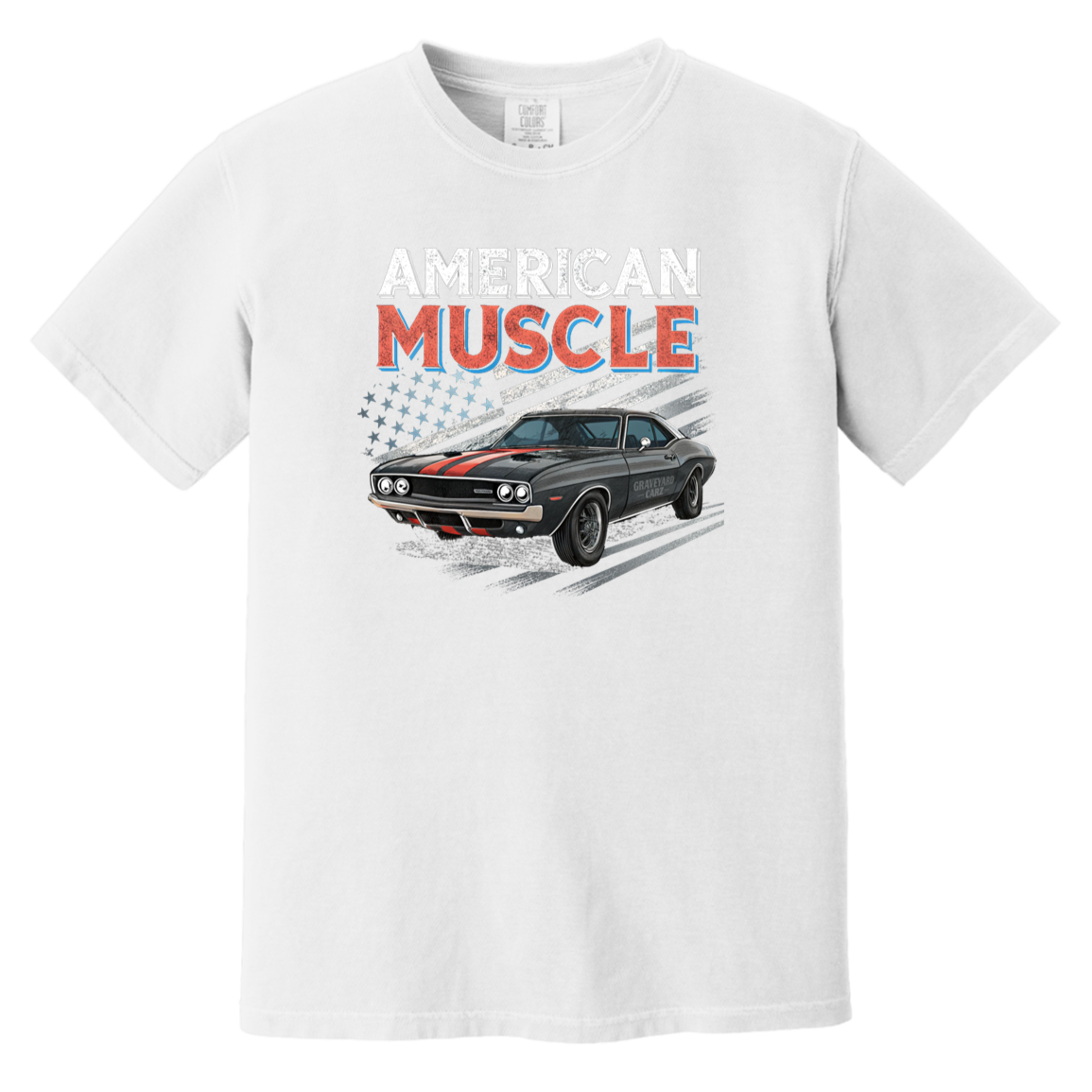 American muscle Comfort Colors Heavyweight Tee - GYC Merch Store