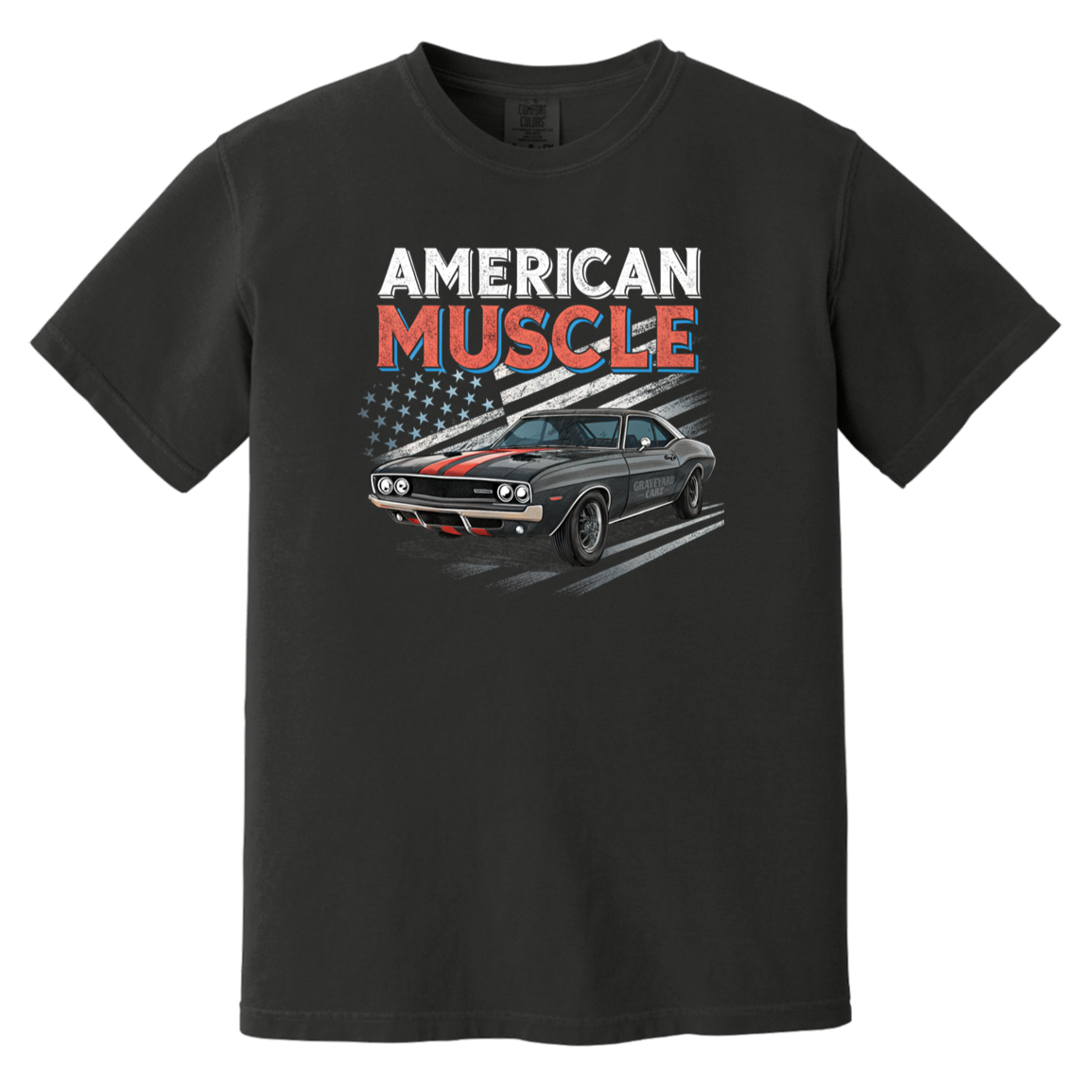 American muscle Comfort Colors Heavyweight Tee - GYC Merch Store