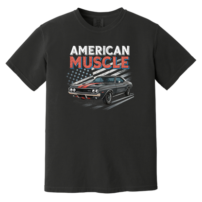 American muscle Comfort Colors Heavyweight Tee - GYC Merch Store