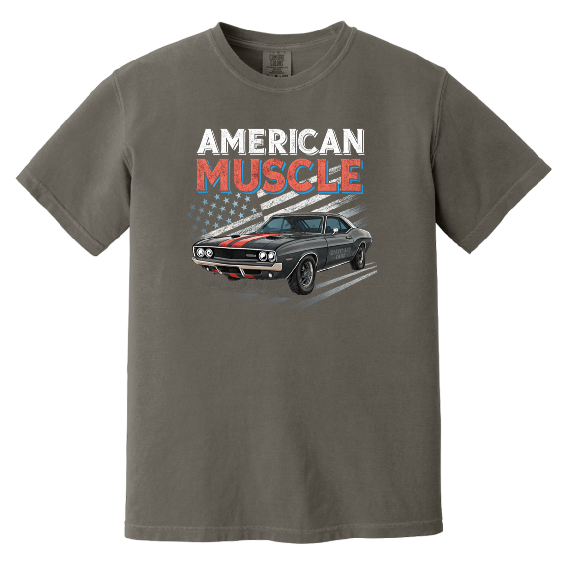 American muscle Comfort Colors Heavyweight Tee - GYC Merch Store