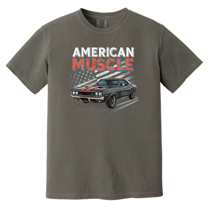 American muscle Comfort Colors Heavyweight Tee - GYC Merch Store