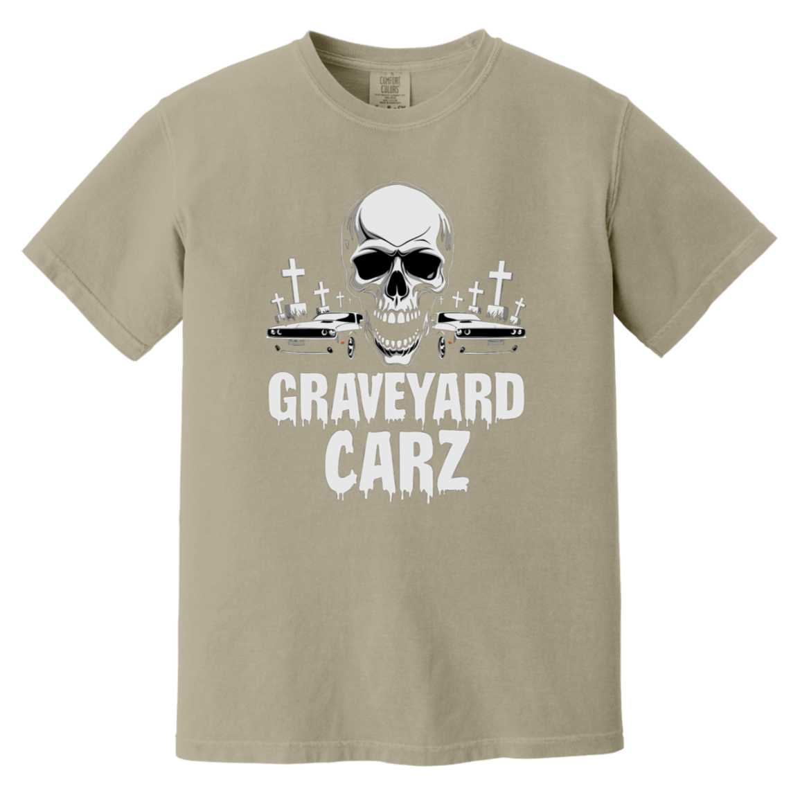 GYC Skull Comfort Colors Heavyweight Tee - GYC Merch Store