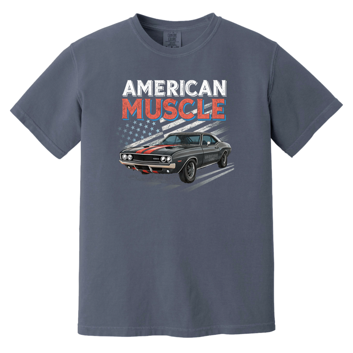 American muscle Comfort Colors Heavyweight Tee - GYC Merch Store
