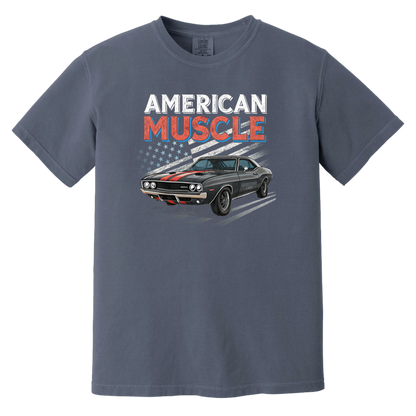 American muscle Comfort Colors Heavyweight Tee - GYC Merch Store