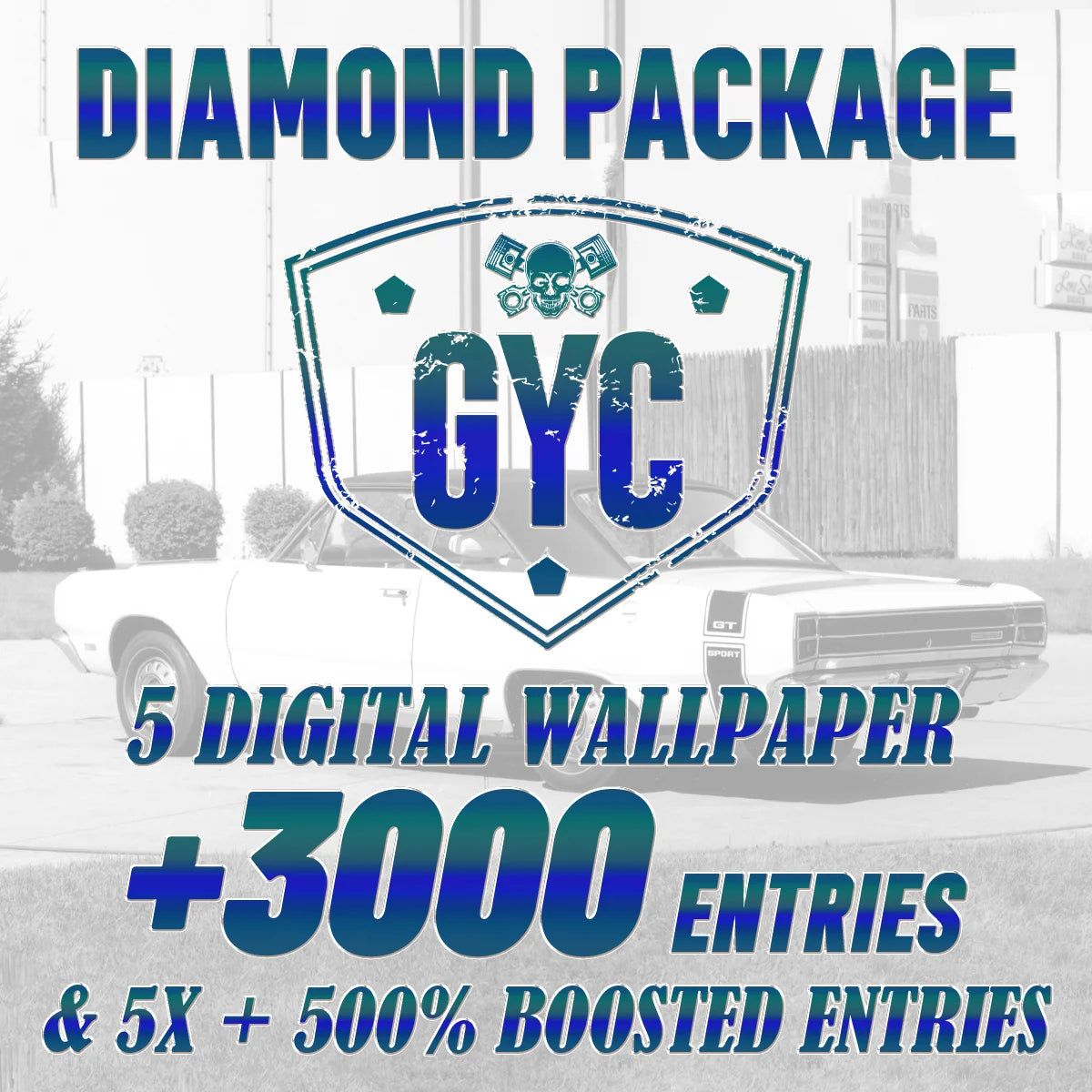 Dimod Package Diamond Package + 500% Bonus Entries – GYC Merch Store
