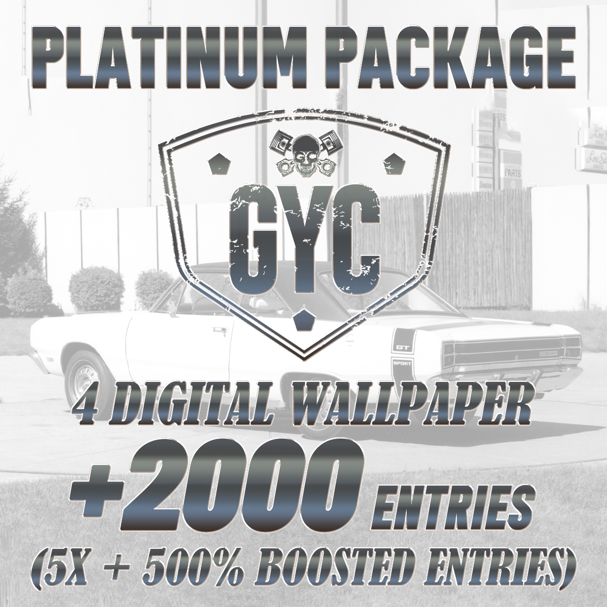 Platinum Package + 500% Bonus Entries