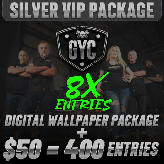 Silver Vip Build VIP Entries – GYC Merch Store