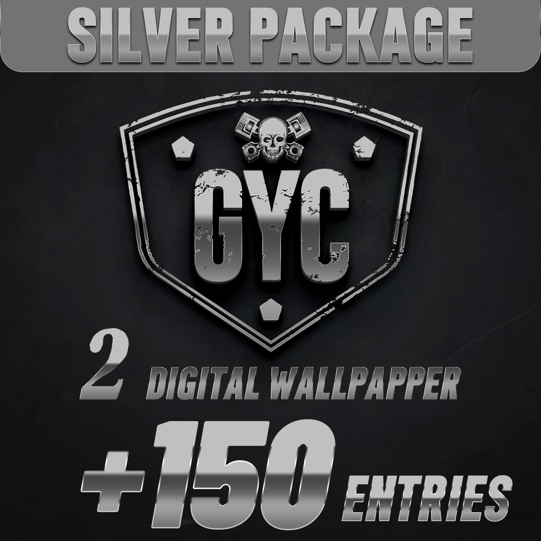 Silver Package + 500% Bonus Entries – GYC Merch Store